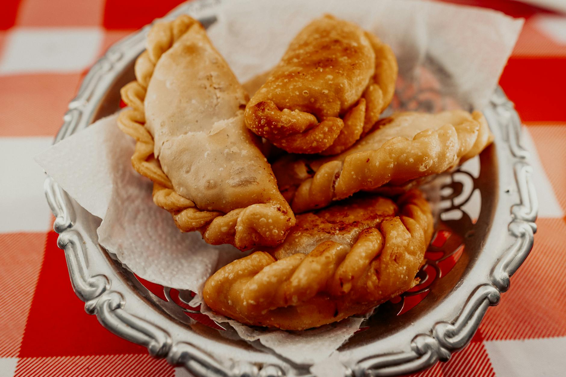 Argentine empanadas and pastries at a bakery along Normandy Drive in North Beach