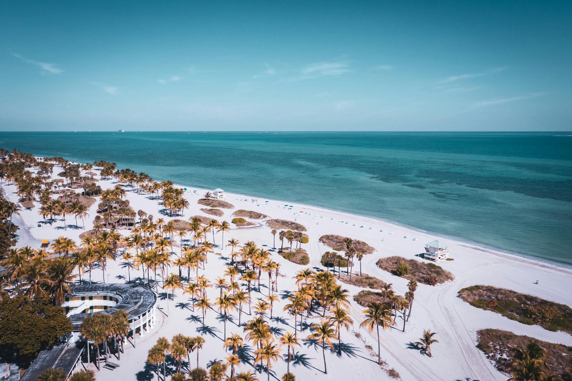 Crandon Beach on Key Biscayne near Miami