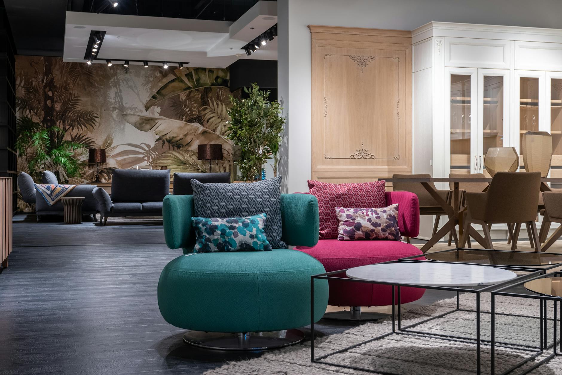 Miami Design District showrooms feature high-end design furniture and decor