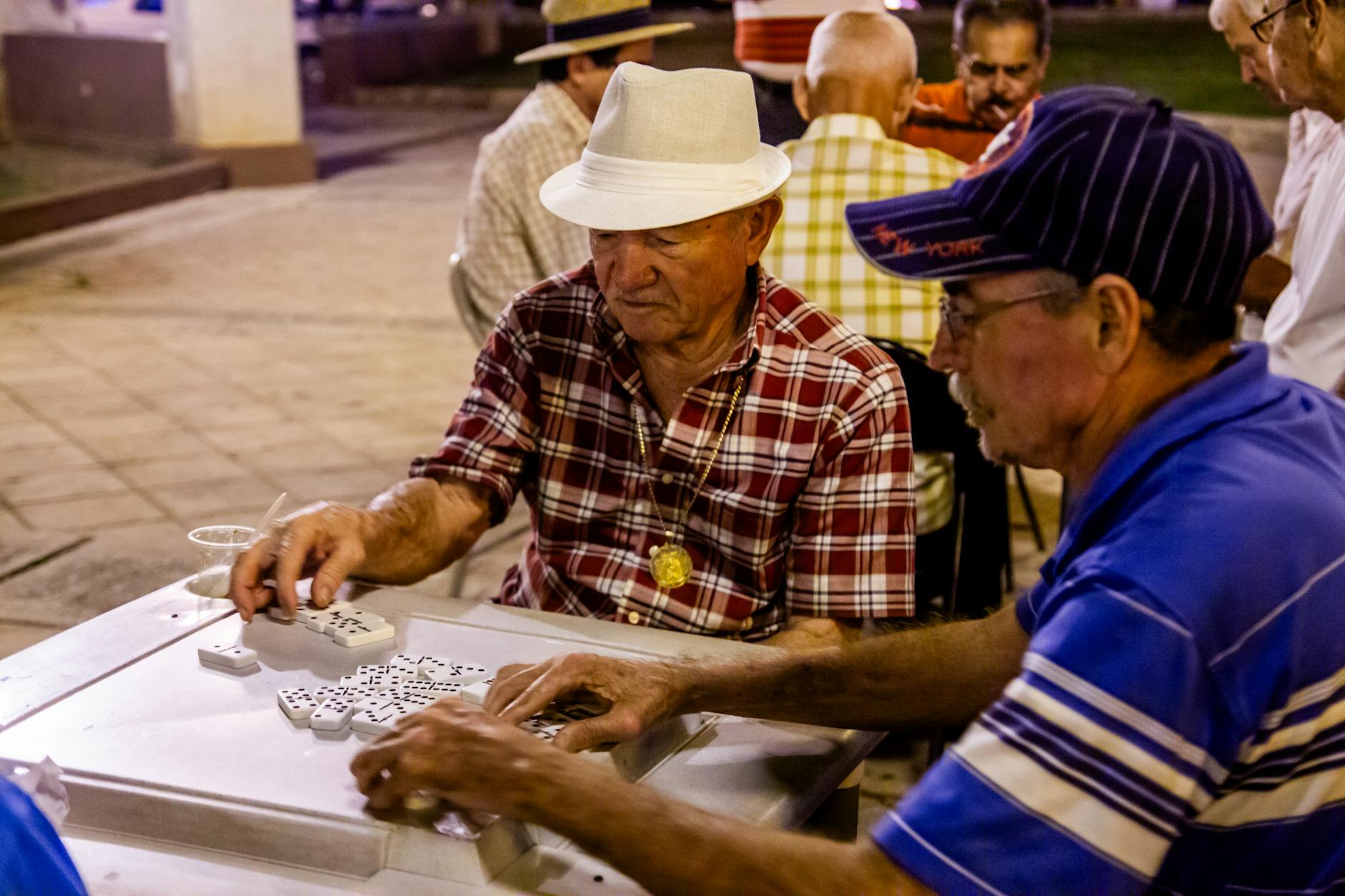 Little Havana Miami's Maximo Gomez Park where locals play dominoes daily