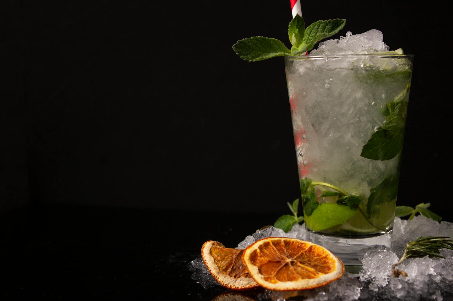 Mojito cocktail at a Latin restaurant in Miami