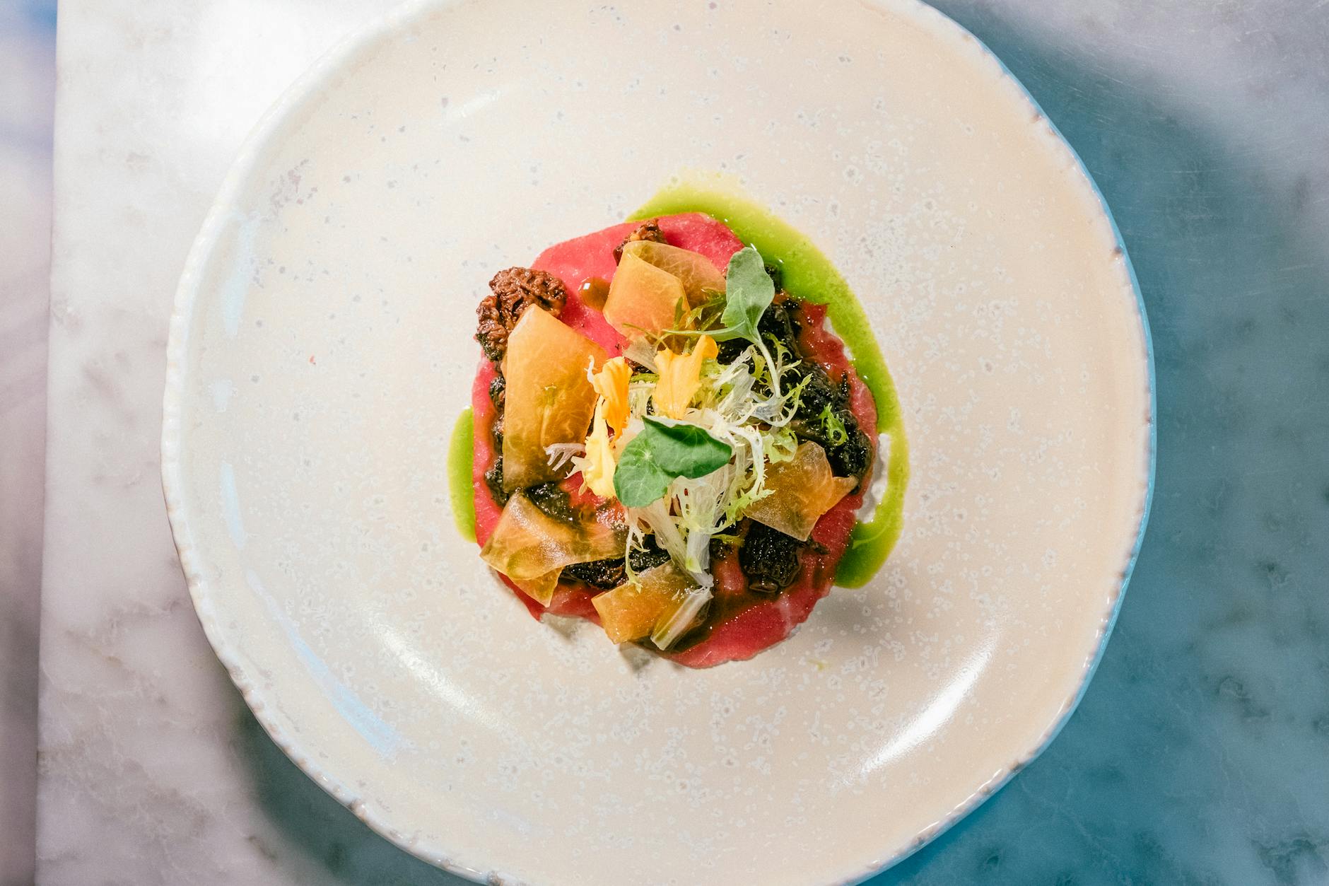 Elegant fine dining experience at a Miami restaurant