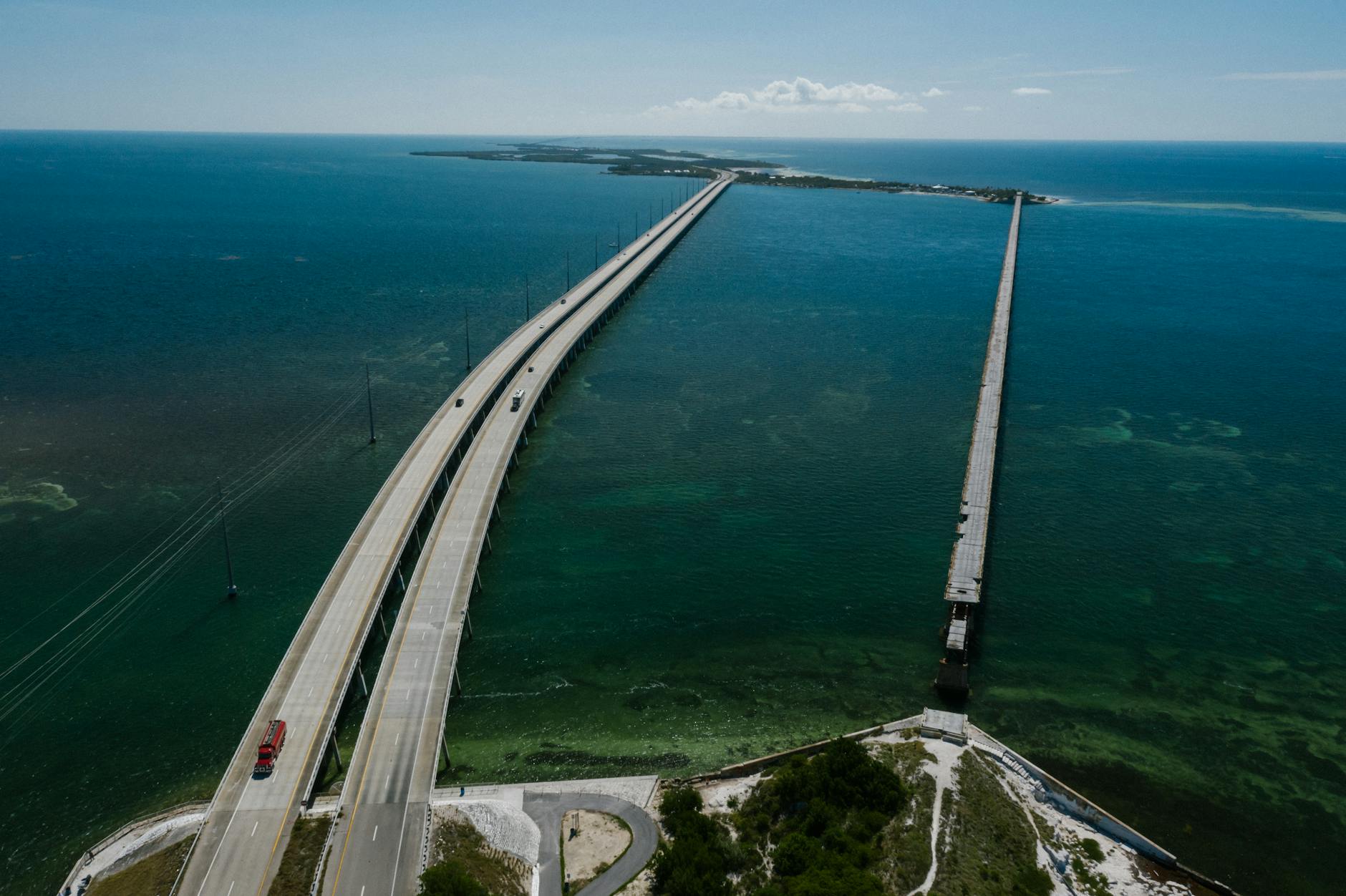 The Overseas Highway through the Florida Keys