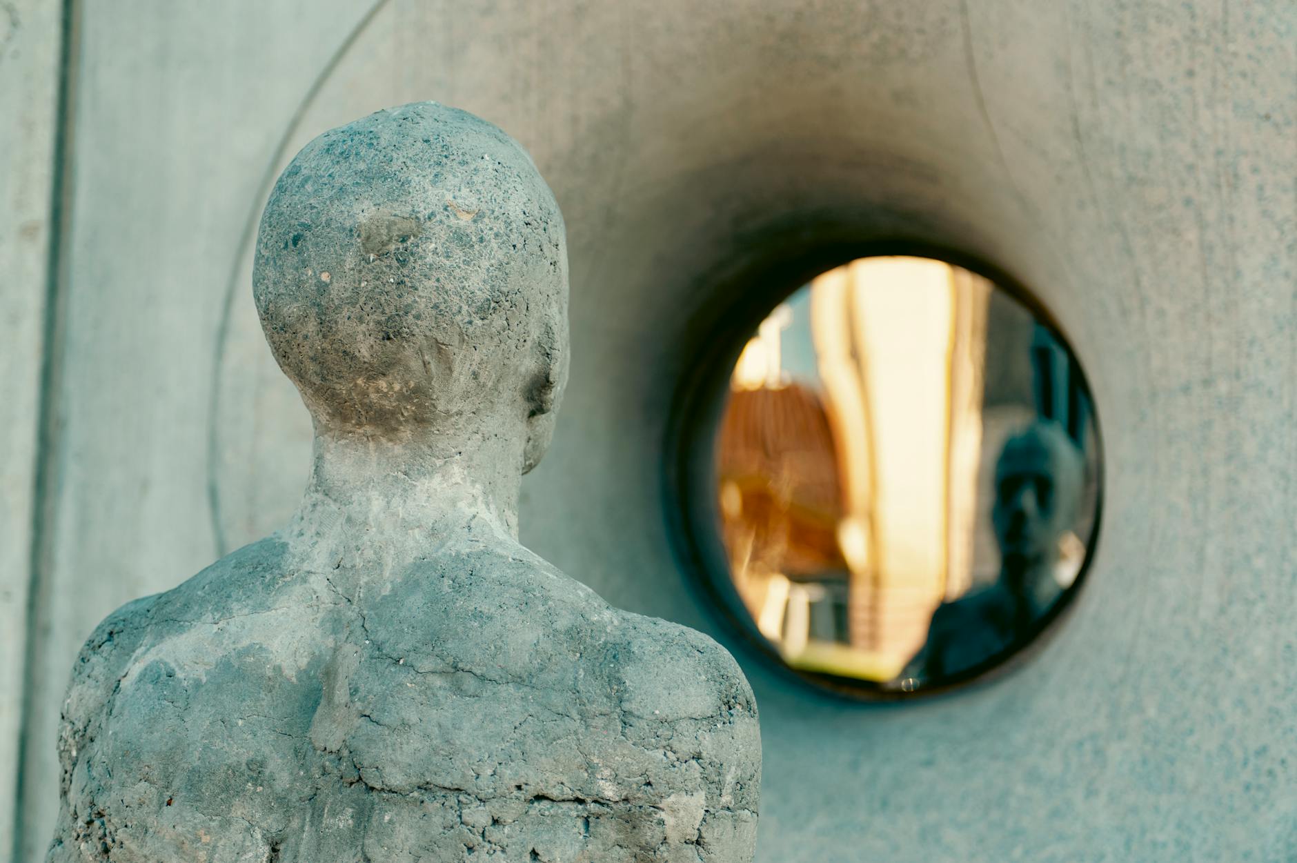 Outdoor sculpture beside the bay at Perez Art Museum Miami