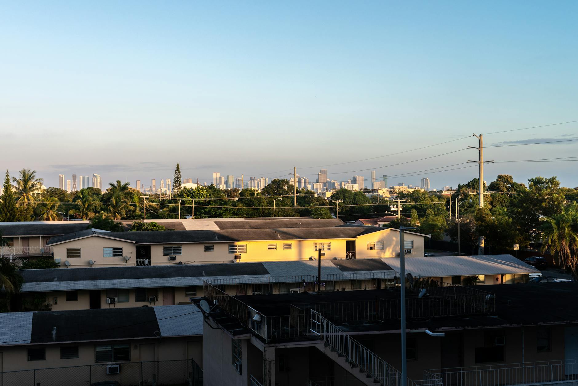 miami anniversary trip skyline view