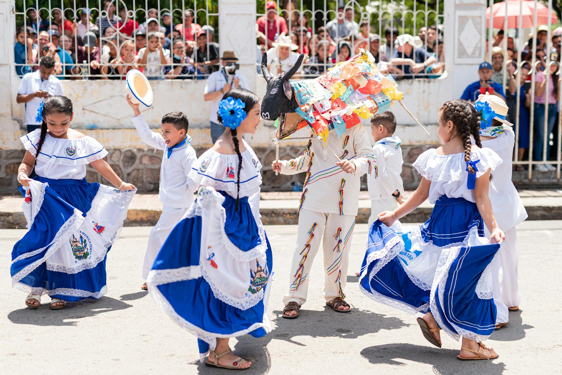 calle ocho festival miami children dancing