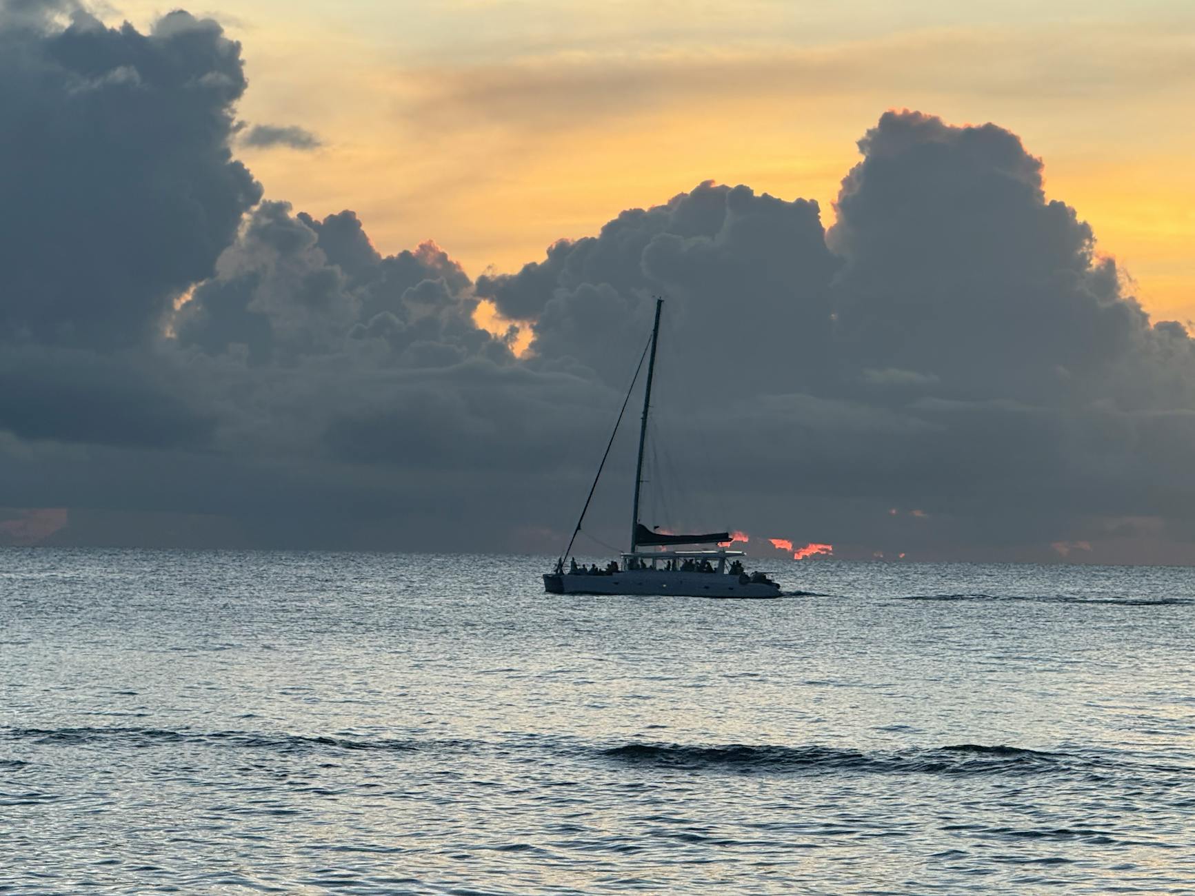 miami honeymoon sunset cruise sailboat