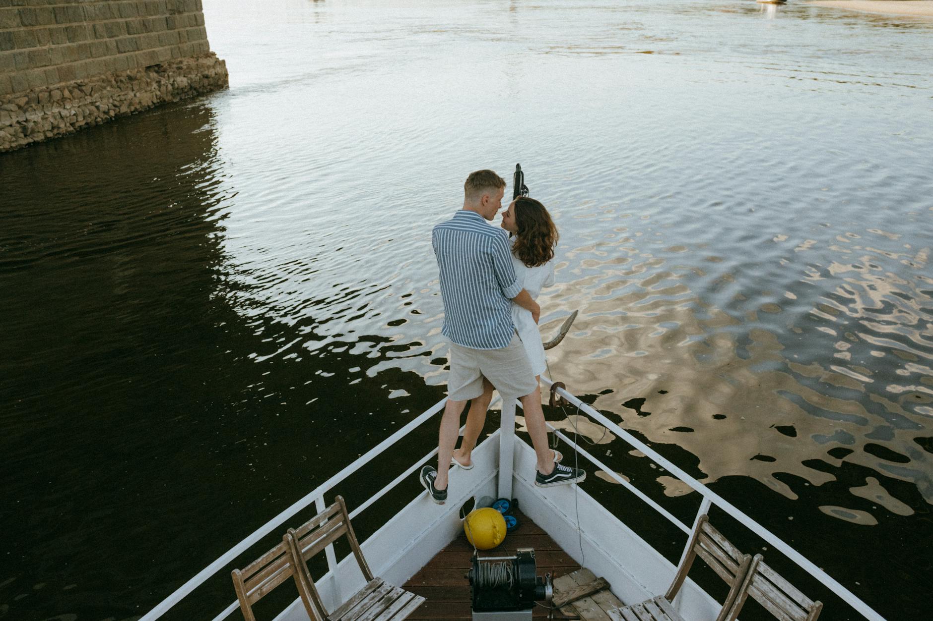 sunset cruise miami couple boat romantic