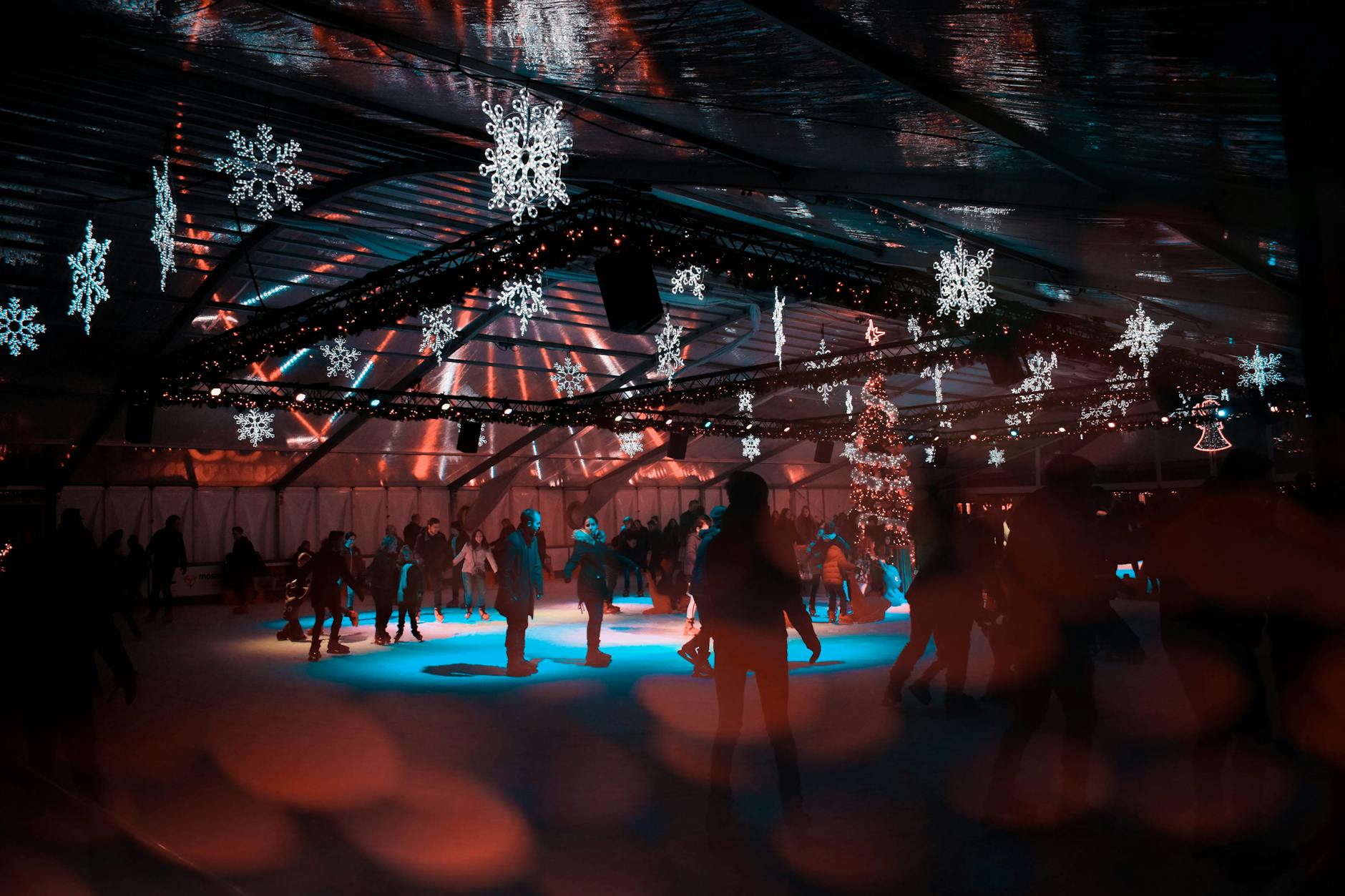 christmas in miami ice skating rink