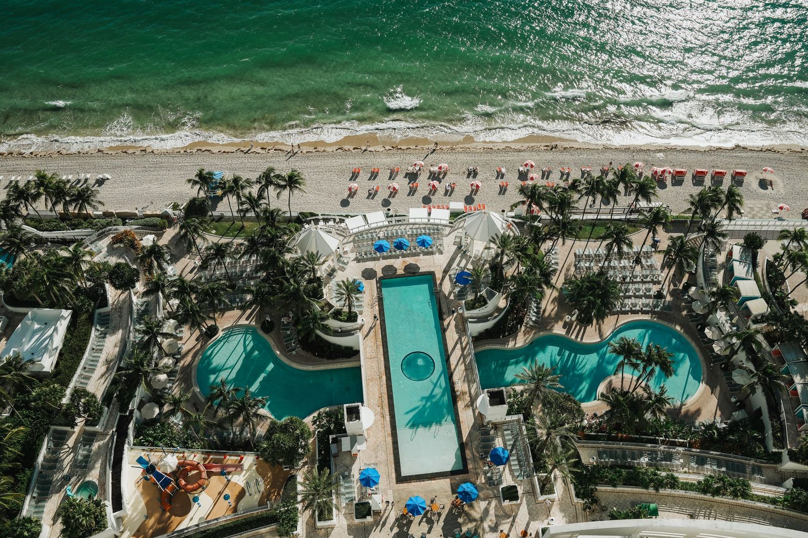 fort lauderdale beach and the wave wall promenade