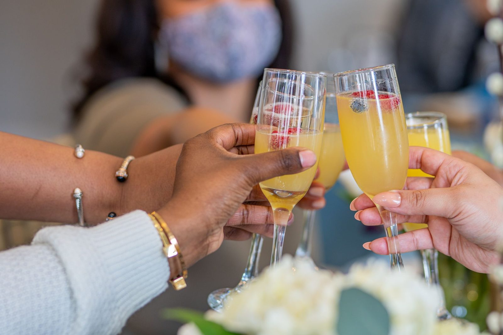 bottomless mimosas at a miami brunch